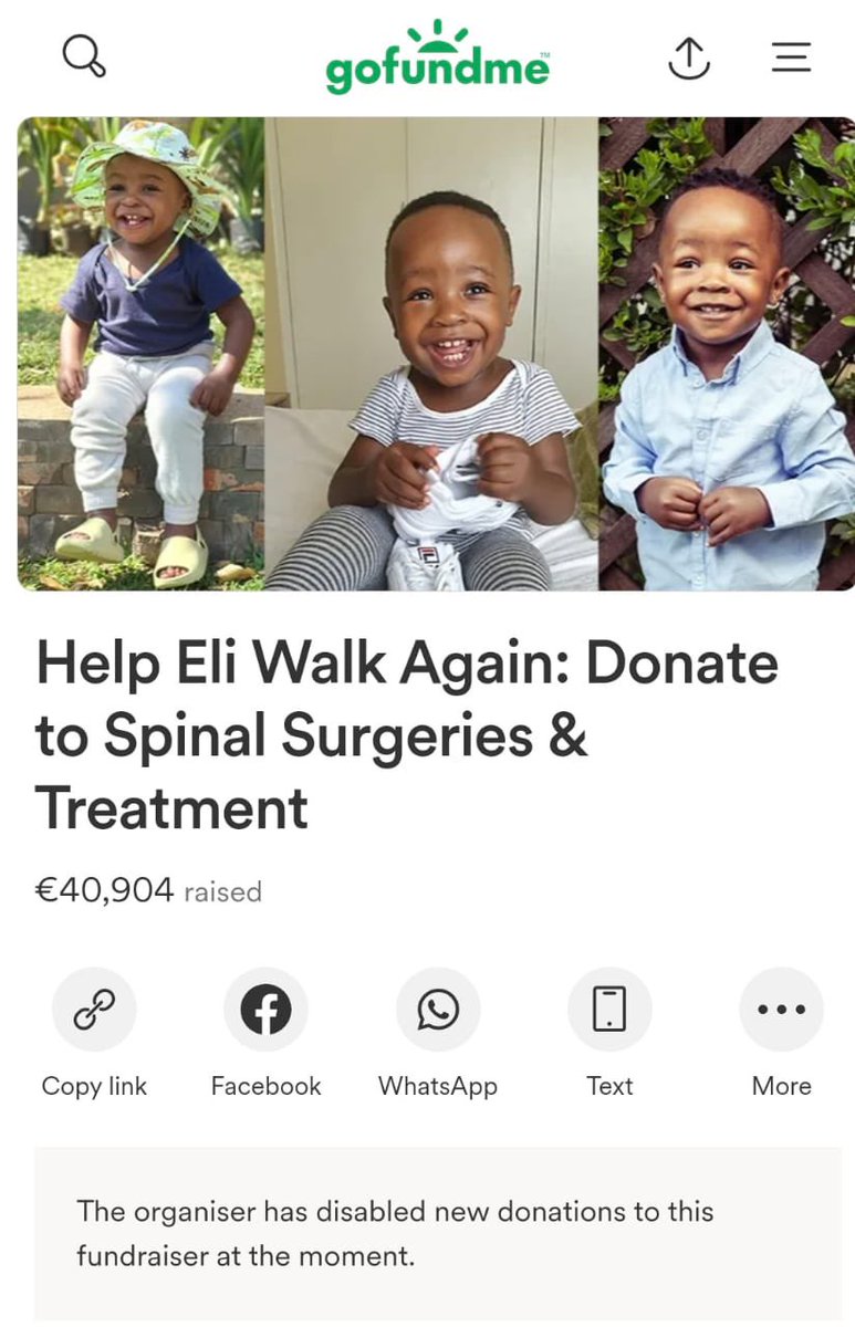 GOD IS REAL!!!!! WE DID IT!!!!
Words cannot express our gratitude for all your support , love, encouragement, prayers, support and donations. May God bless you all for what you have done for our baby. 
WE WILL NEVER FORGET THIS!!!! 
#HelpEliWalk ❤️