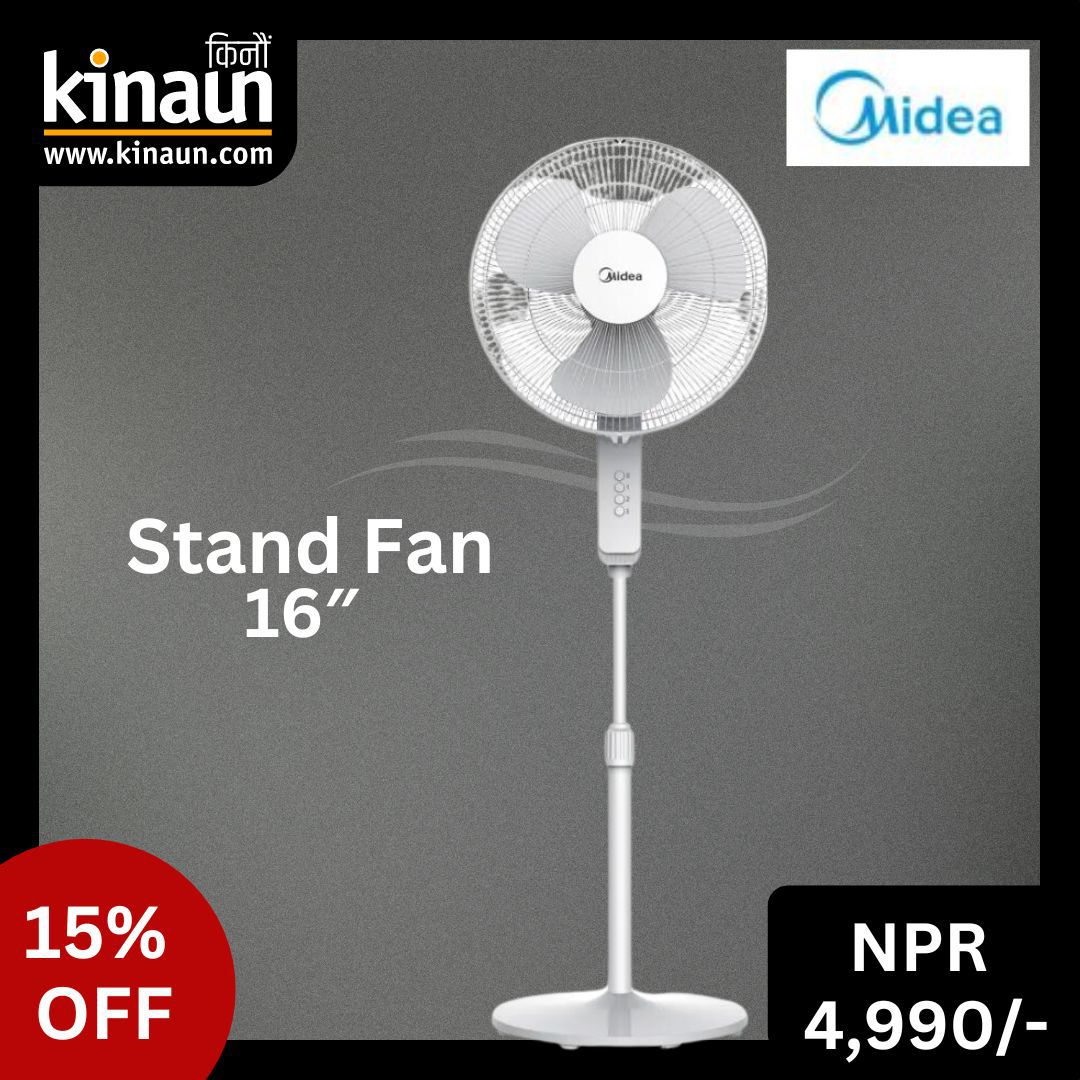 Flat 15% OFF on Midea (FS40-19K WHITE) 16″ Stand Fan
kinaun.com/product/midea-…

#midea #fan #standfan #homeappliances #discount #offer #kinaunshopping #किनौं