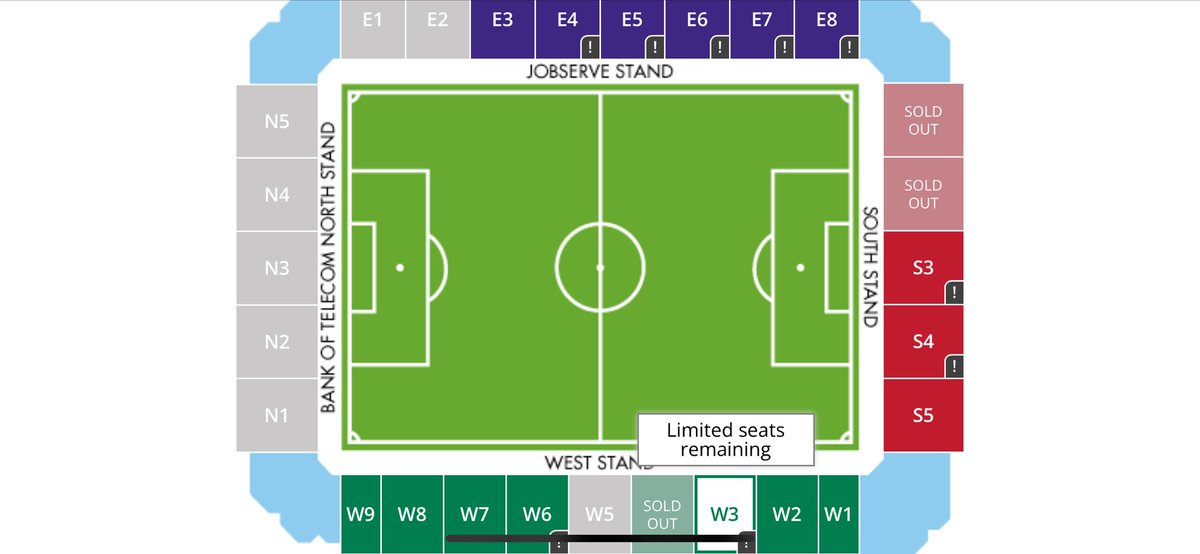 Looks around 6,000-6,500

Crewe only sold around 200-300

#ColU #ColchesterUnited