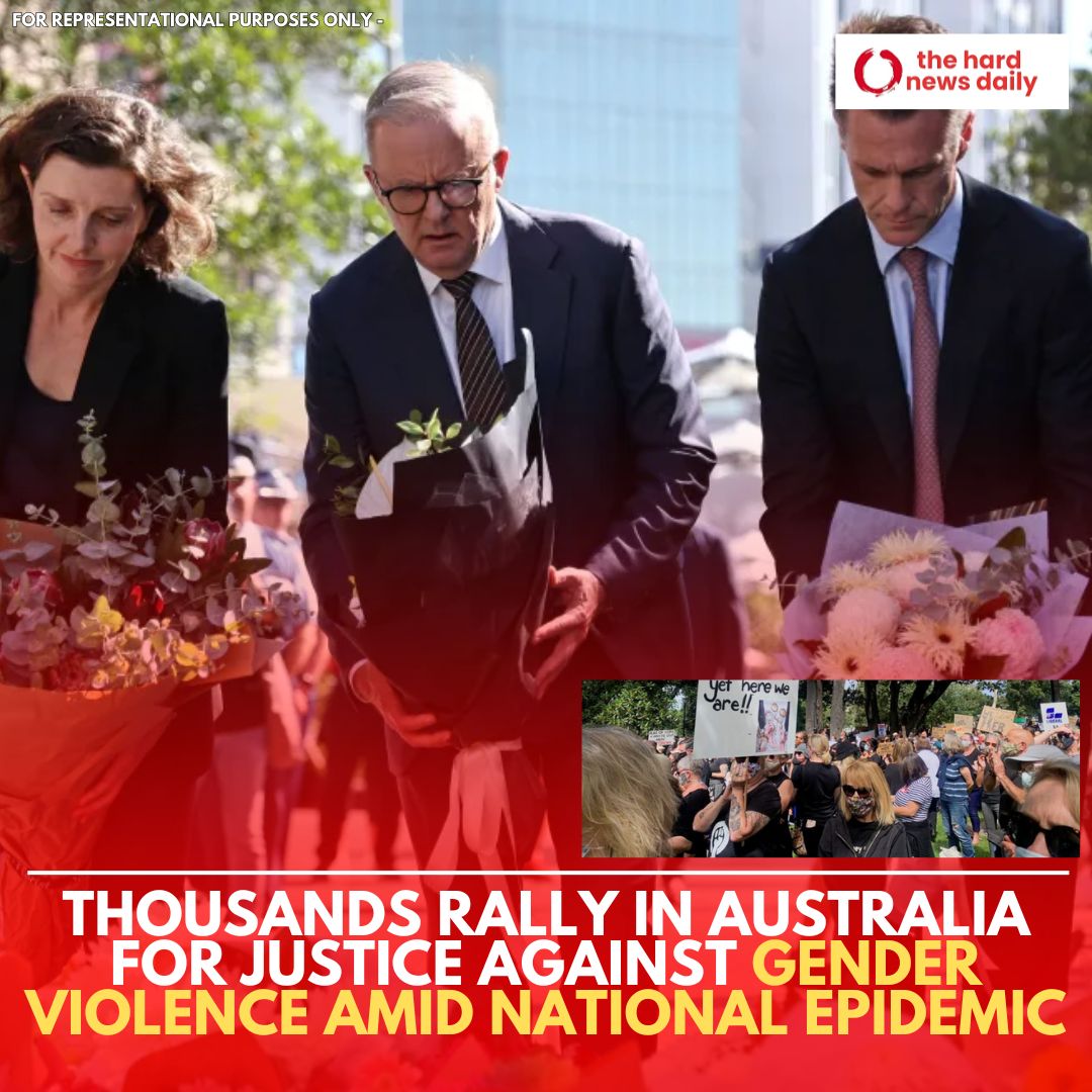 Thousands rally across Australian cities demanding justice for gender-based violence, described by PM Anthony Albanese as an 'epidemic.' 

Recent tragedies, including a Sydney mass stabbing, highlight the urgent need for stronger laws. 

#EndGenderViolence #Australia