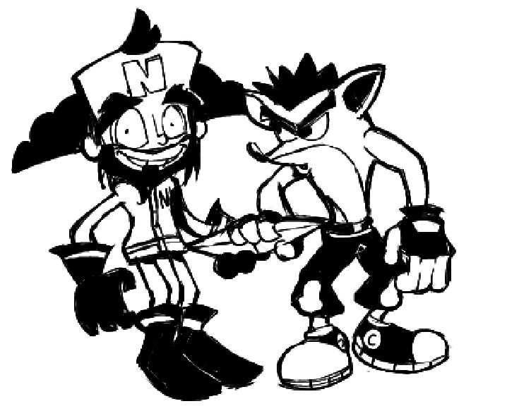 Crash N' Cortex 

#CrashBandicoot #CrashBandicootFanart #crashtwinsanity #cortex #fanart #art