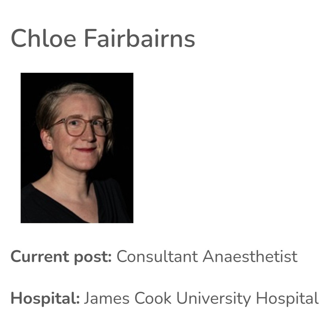 Dr Chloe Fairbairns is standing for the @Assoc_Anaes Board! Her passions for trainee wellbeing, human factors and patient safety have made her a fantastic @nsaicm Stage 3 TPD and @SouthTees Airway Lead. It's time for everyone to benefit from her expertise! #VoteForChloe