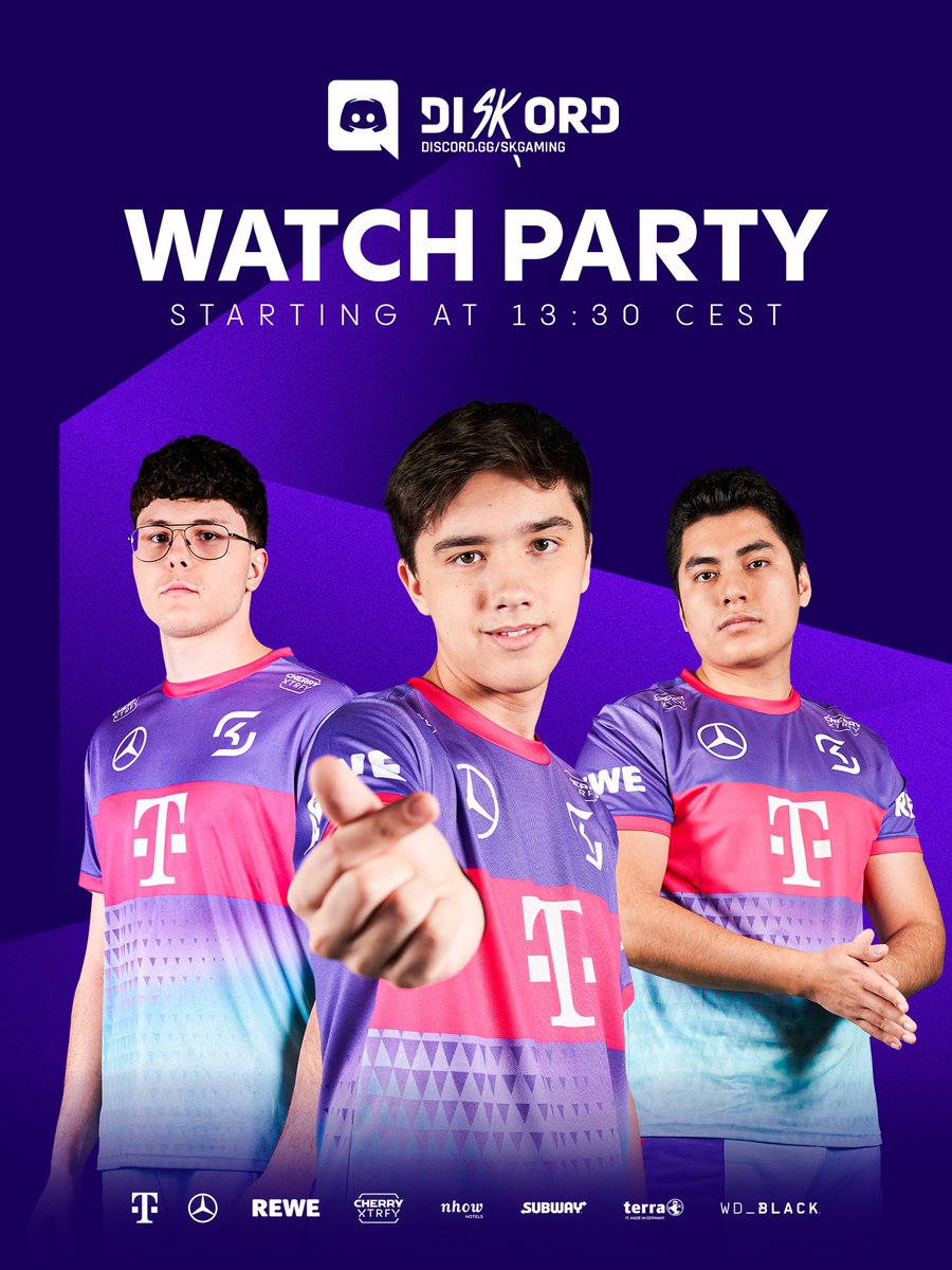 No Monthly Final without a watch party 😍 This time around we are hosting it on our Discord server! Starting on time for our first game at 13:30 CEST 👇 🔗: discord.gg/skgaming #DISKORD #SKWIN