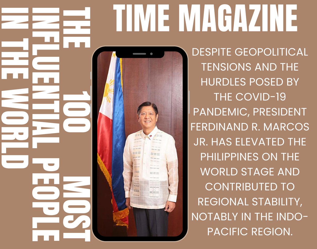 garcia_rol54270's tweet photo. TIME MAGAZINE: THE 100 MOST INFLUENTIAL PEOPLE IN THE WORLD 

#tangianmo
#PAGTATAGWorldTourJapan
#SECAwards
#FranSeth
#BeaDom
#KathDen https://t.co/W0iOTCQlPA