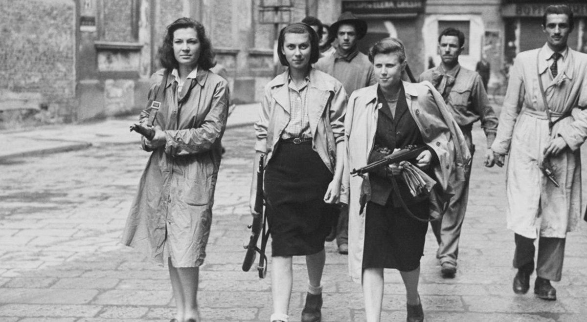 Italian Anti-fascist Partisans Entering Milan, 1945