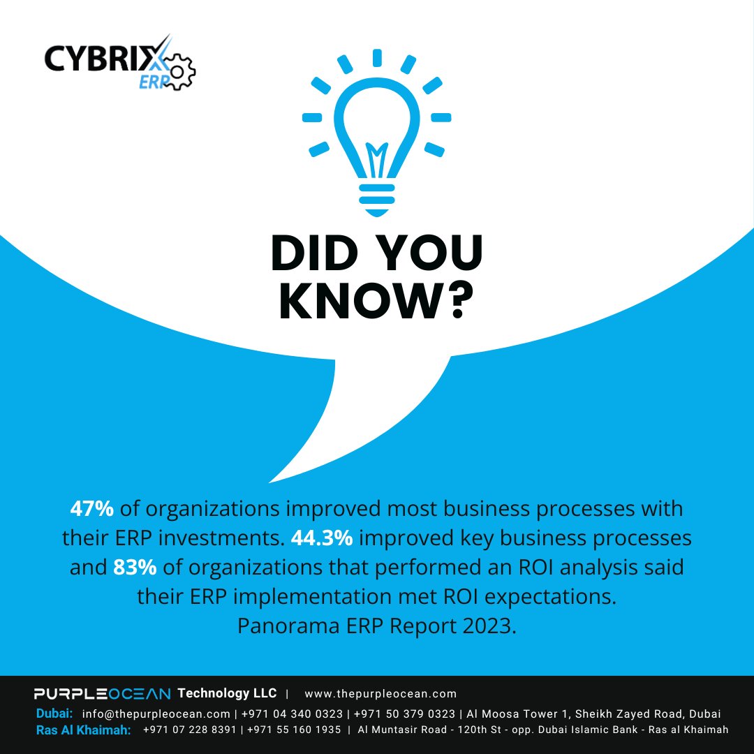 Discover how Cybrix ERP can help your business achieve similar success! 

#purpleoceantechnology #cybrix #cybrixpos #cybrixerp #ERP #ERPSoftware #ERPSolution #ERPSofwareSolution #software #business #POS #pointofsale #pointofsalesystem #pointofsalesoftware #dubai #uae #abudhabi