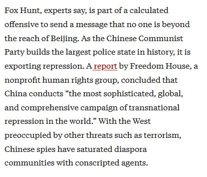 Will @SecMayorkas' reduced #Chinese unlawful #immigrants vetting allow more #China's #catabusers/#CCP #FoxHunt agents entry to US @SenFettermanPA @SenBobCasey @RepMeuser @WhiteHouse?

homeland.house.gov/2024/04/18/sta…

propublica.org/article/operat…