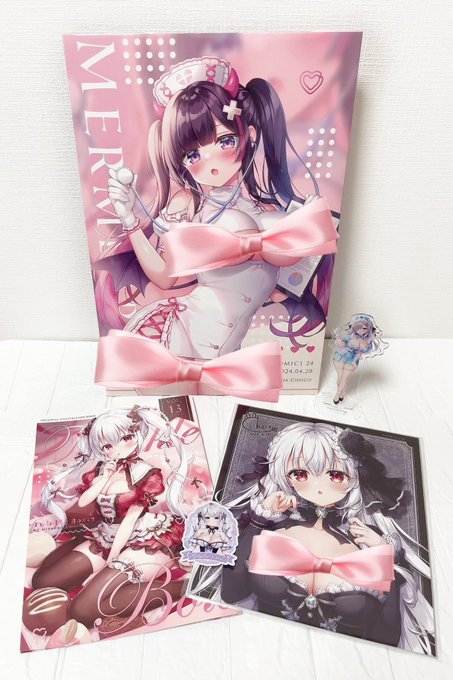 新刊セットとスクエアリュックの実物サンプル上げ直しです…❕
どれも印刷がきれいで、とっても可愛くできました- ̗̀ ෆ(  ˶'ᵕ'˶)ෆ  ̖́-
ぜひゲットしてくださいね🍫🤍 