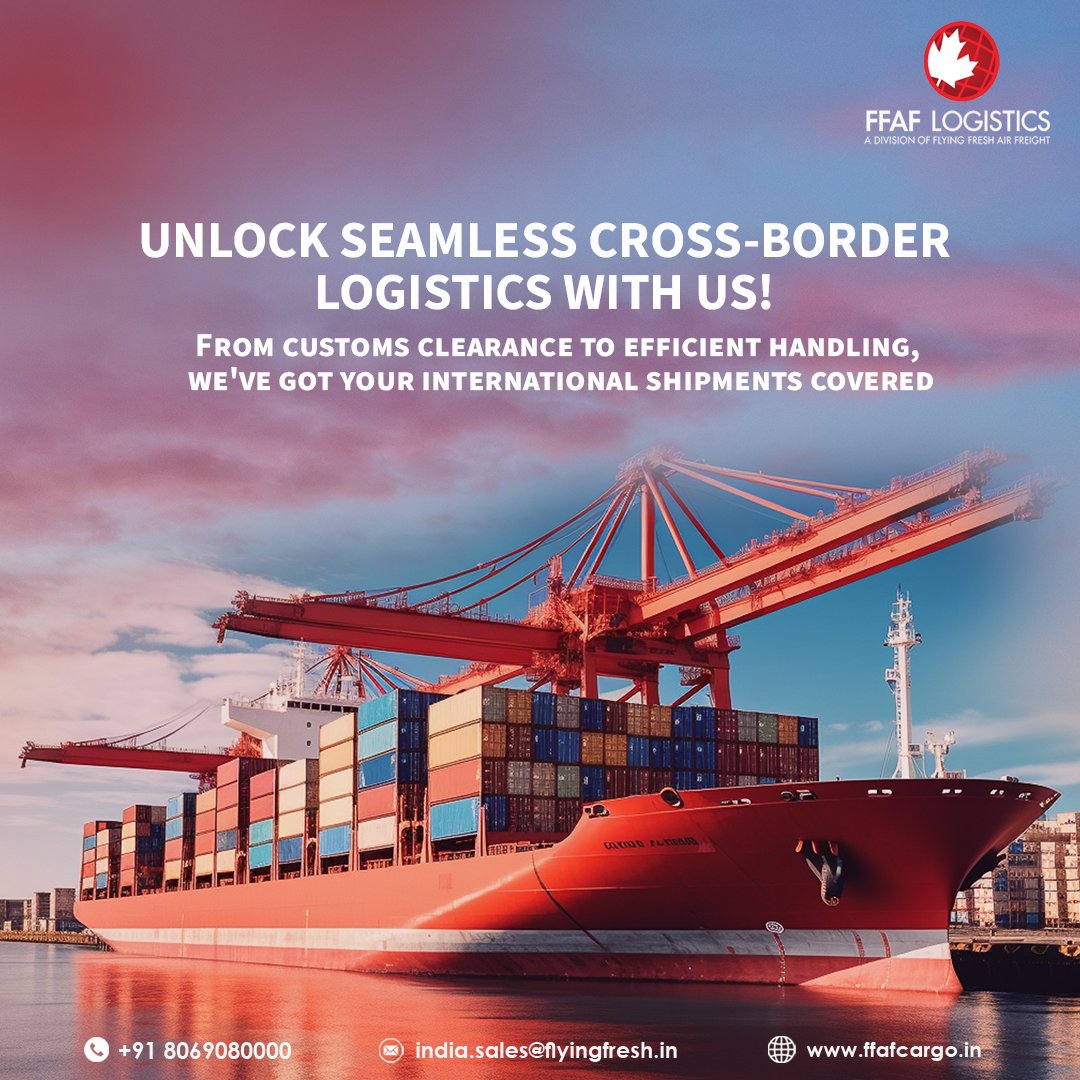 Embark on a seamless cross-border logistics journey with FFAF Logistics. From streamlined supply chains to efficient transportation management, we ensure hassle-free delivery. 

#LogisticsSolutions #EfficientShipping #SupplyChainManagement #GlobalTrade #FFAFLogistics