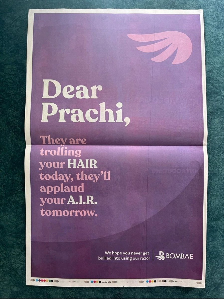 The Team at Bombay Shaving Company actually thought it is a brilliant Ad Campaign. And they thought the line - We hope you never get bullied into using our razor - is a classic touch, without any sales push, to demonstrate whatever they thought it demonstrates about them