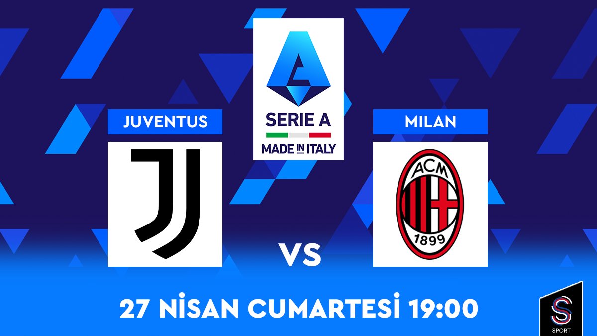 🇮🇹 #SerieA'nın 34. haftasında oynanacak olan Juventus-Milan karşılaşması birazdan canlı yayınla S Sport2 ve S Sport Plus'ta! ssportplus.com 🎙️ @akonavic & @dorukeskin