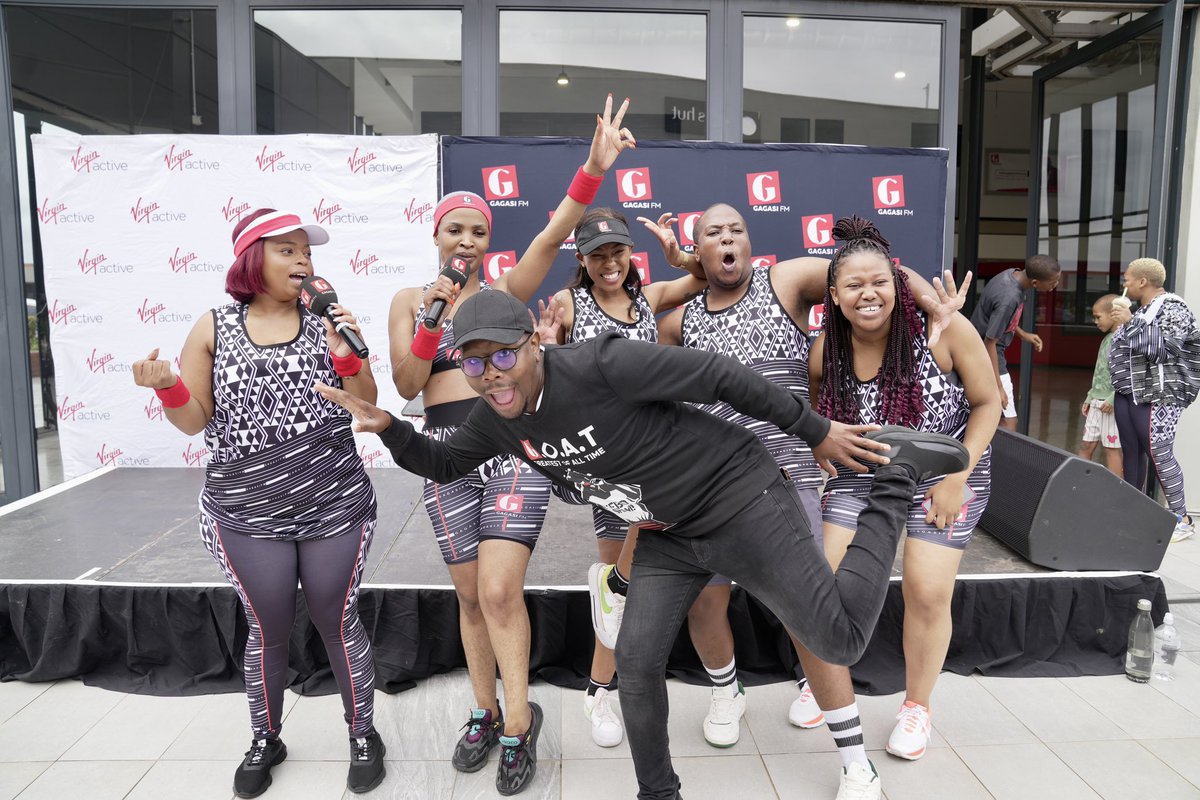 Abalingani 🏋️‍♀️🏋️‍♀️ 📍GagasiFM Foyer #FreedomDay2024 #ExerciseYourRight #30YearsOfFreedom