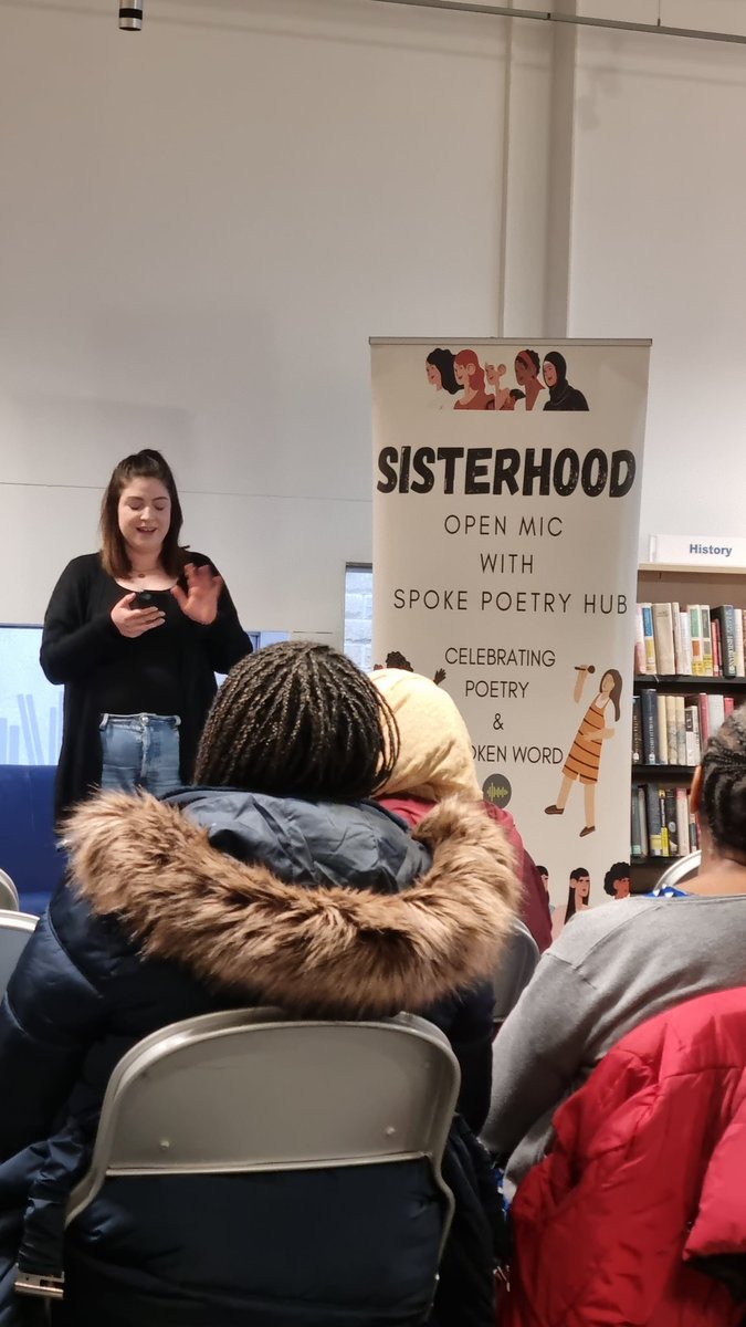 A very inspirational evening at the Sisterhood Open mic with @spoke and @Sharenaleesatti yesterday evening. A room filled of poetic energy and wisdom,friendship and heart felt poetry. #poetrycommunity