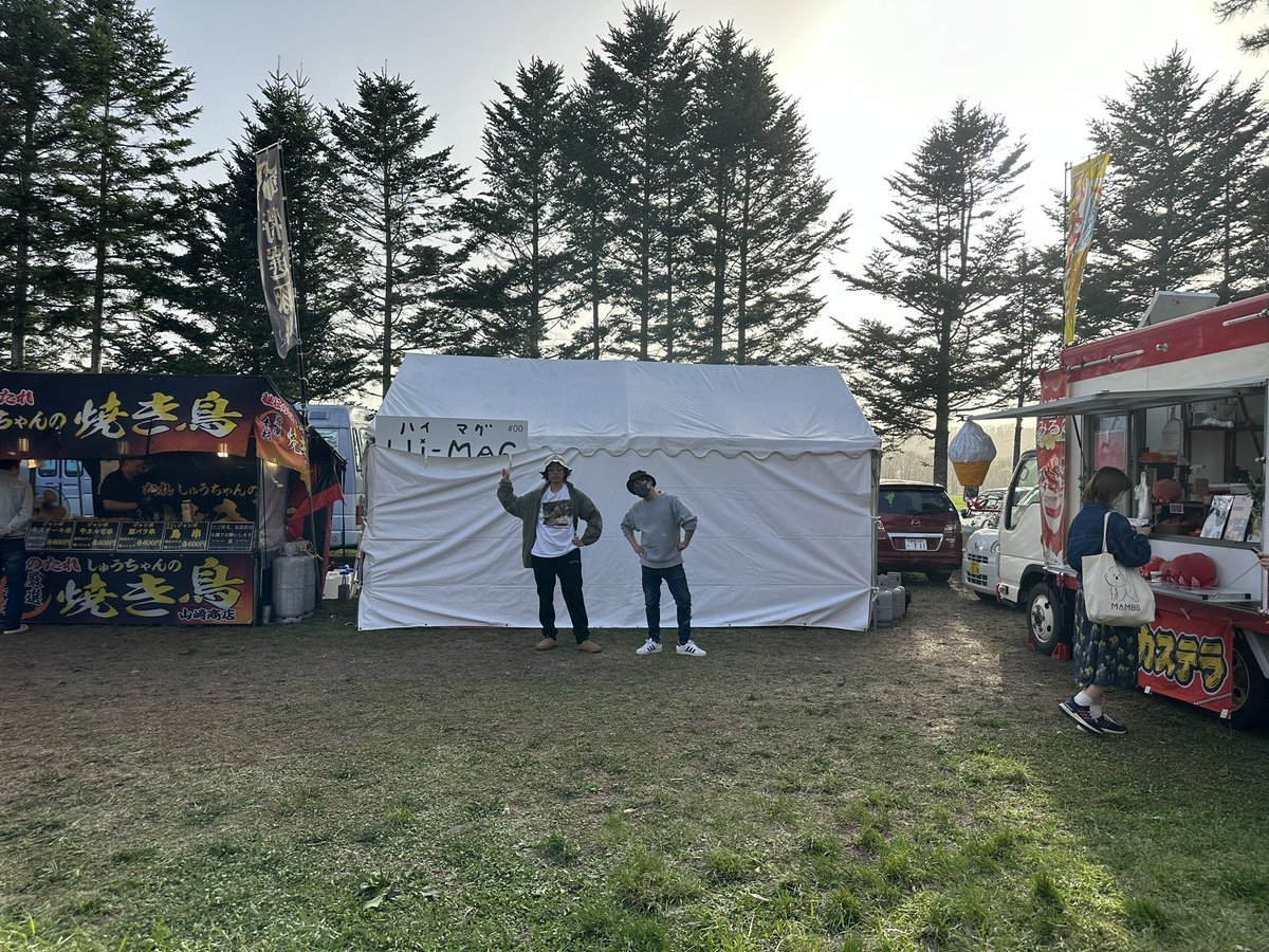 設営完了！
明日、会場にておまちしてます！