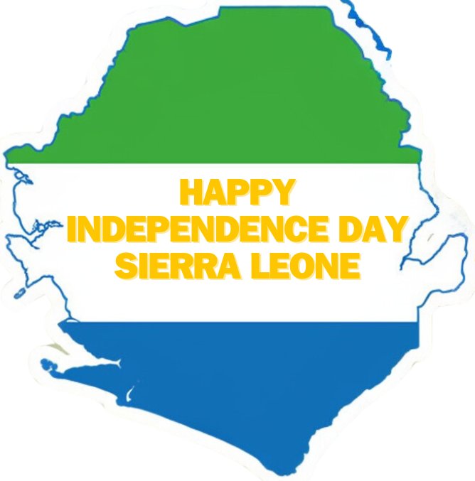 🎉 Happy 63rd Independence Anniversary to Sierra Leone🇸🇱! 
🇪🇺stands with you for peace, democracy and development. Congratulations, Mama Salone! 🎊 #IndependenceDay #EUStandswithSalone #EUnaSalone #EU4U #SierraLeone