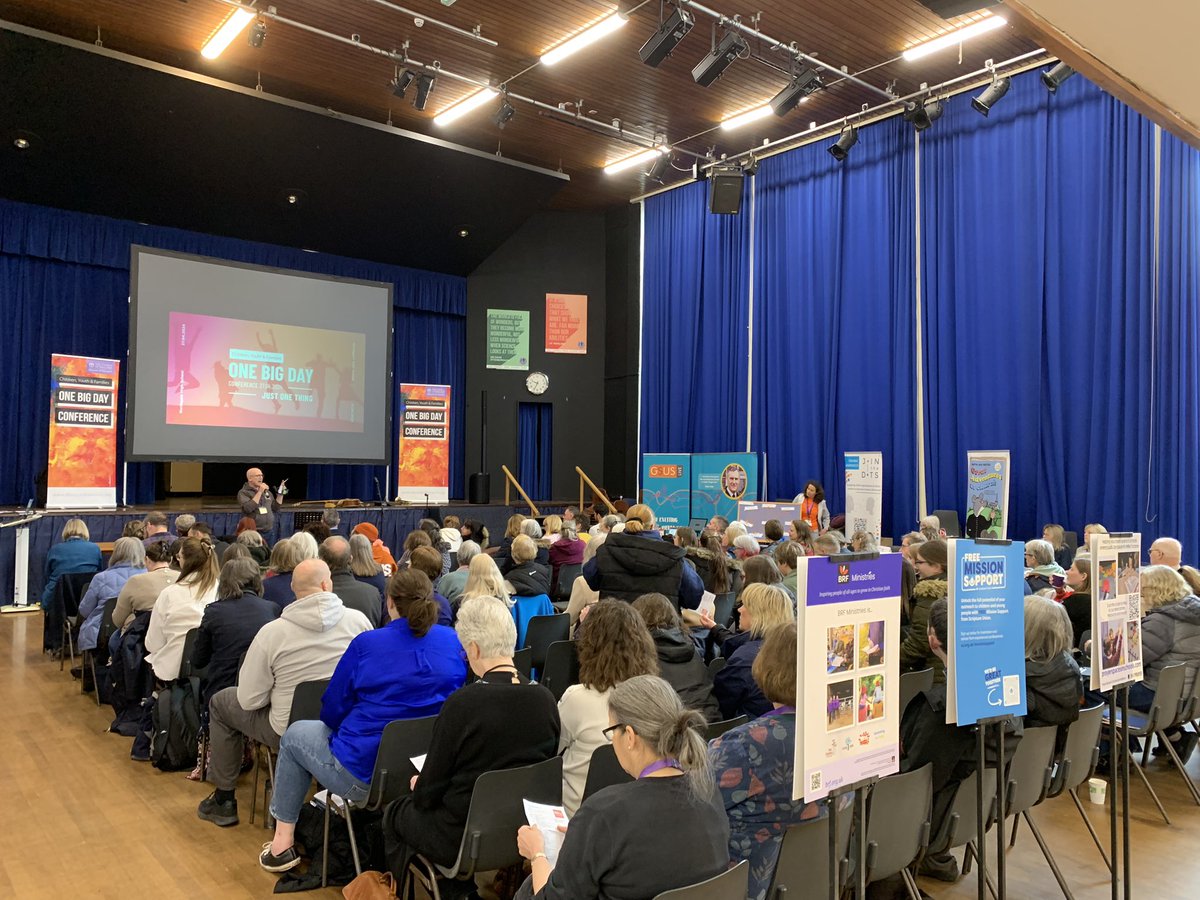 Great to see so many come together for the One Big Day conference to be encouraged and equipped in their work with children & young people. @DioceseNorwich