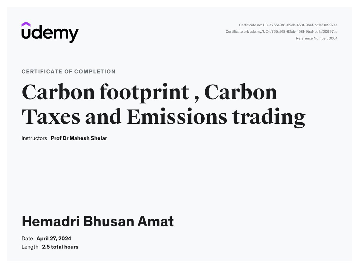 Happy Weekend Learning. I think, understanding carbon taxation and emission trading is crucial for addressing climate change effectively. Carbon taxation puts a price on carbon emissions, incentivizing companies to reduce their carbon footprint. #udemy #CarbonTax #CarbonTrading