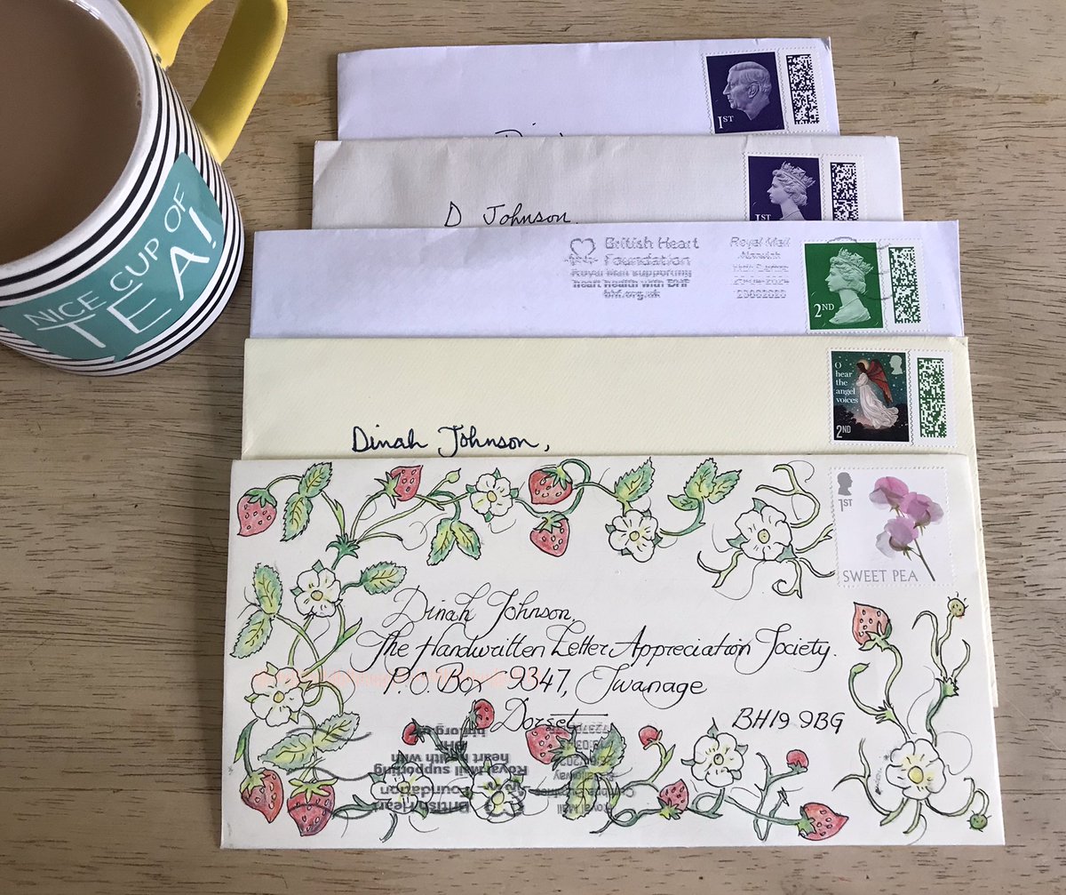 The immaculate timing of Saturday morning’s post… ☺️💌🕰☕️