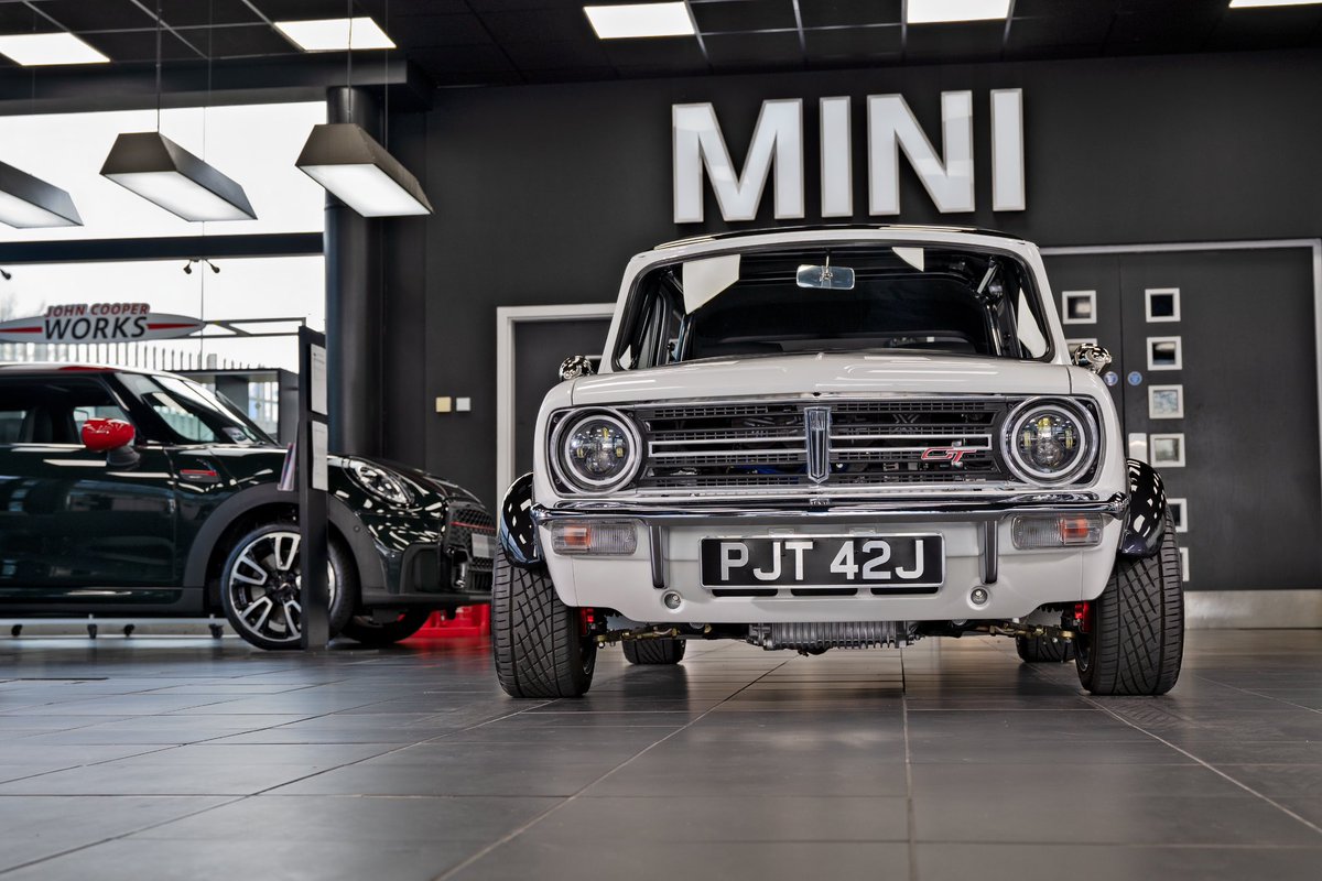 The original @MINI 1275GT with the all new JCW @MagMiniWorld coming soon