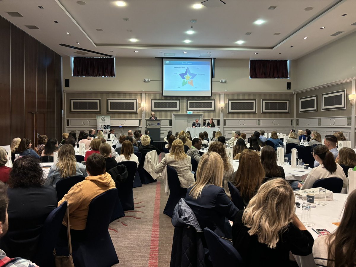 Full house at the national @IIRRT conference today in Cork <a href="/JackieAReed/">Jackie Reed</a> delivering keynote on #hscps what we are doing and what is next !