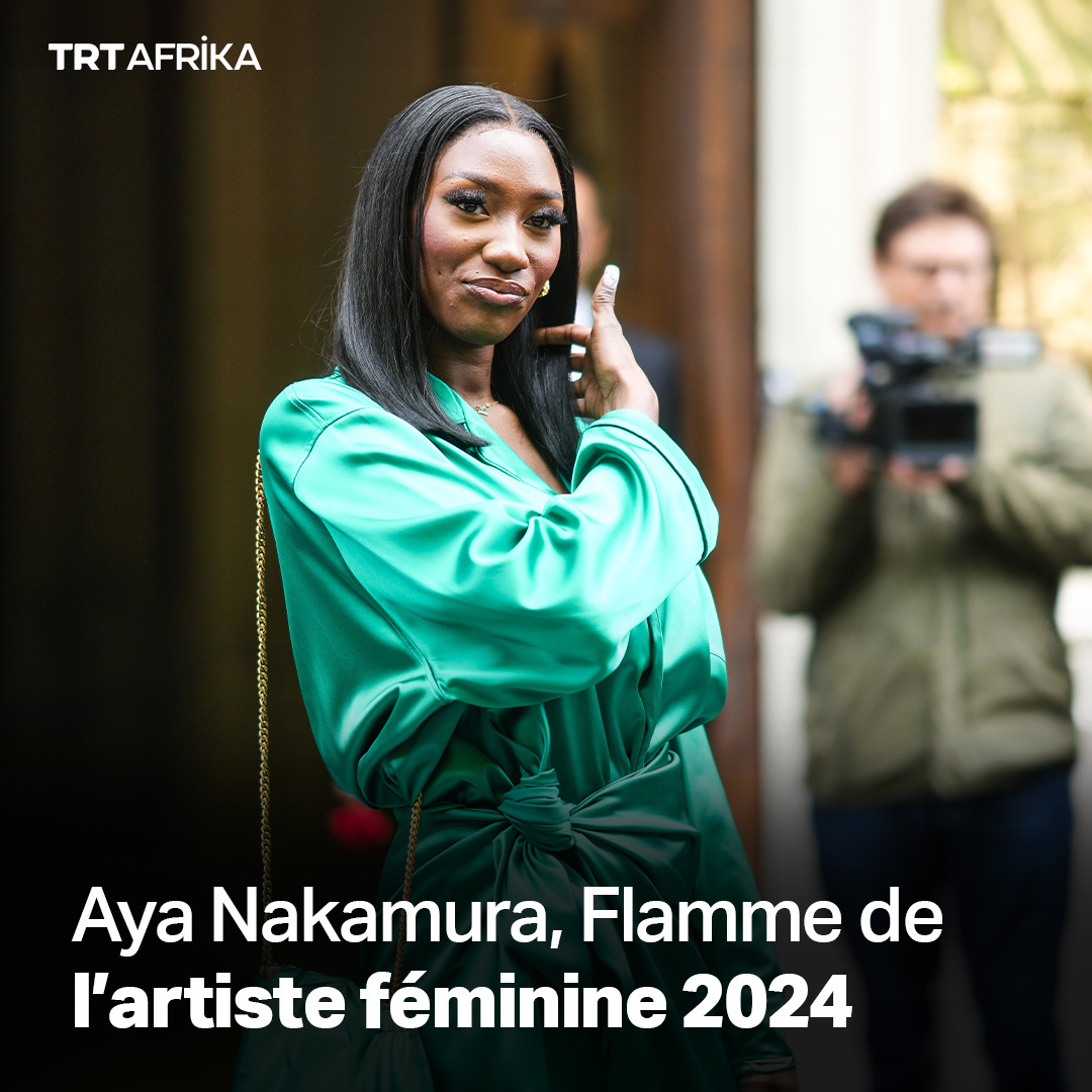 L’artiste d’origine malienne a remporté 2 grands prix à la cérémonie “Les Flammes” édition 2024. Elle a remporté les prix de “Meilleure artiste féminine”pour la 2ème année consécutive et de “l’Album nouvelle Pop” Aya Nakamura est la chanteuse francophone la plus écoutée au monde