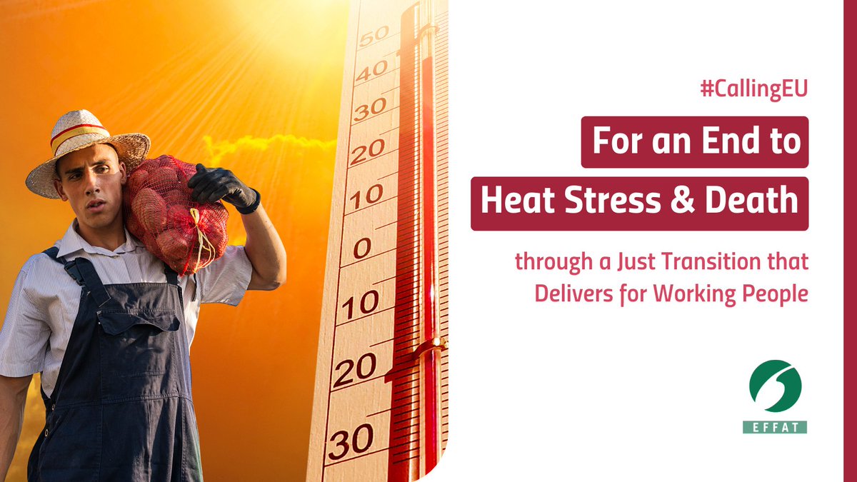 EFFAT_org's tweet photo. International Workers' Memorial Day.

EFFAT is #CallingEU for an #EU binding initiative on maximum working temperatures to protect the lives of outdoor workers

#CallingEU for a #JustTransition that delivers for working people 🔗 https://t.co/cSj0RFLQyf

#EUElections
#IWMD24 https://t.co/fa4EHz9vlJ