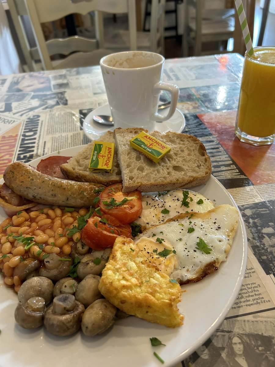 Olipas hyvä aamupala #fullenglish #breakfast