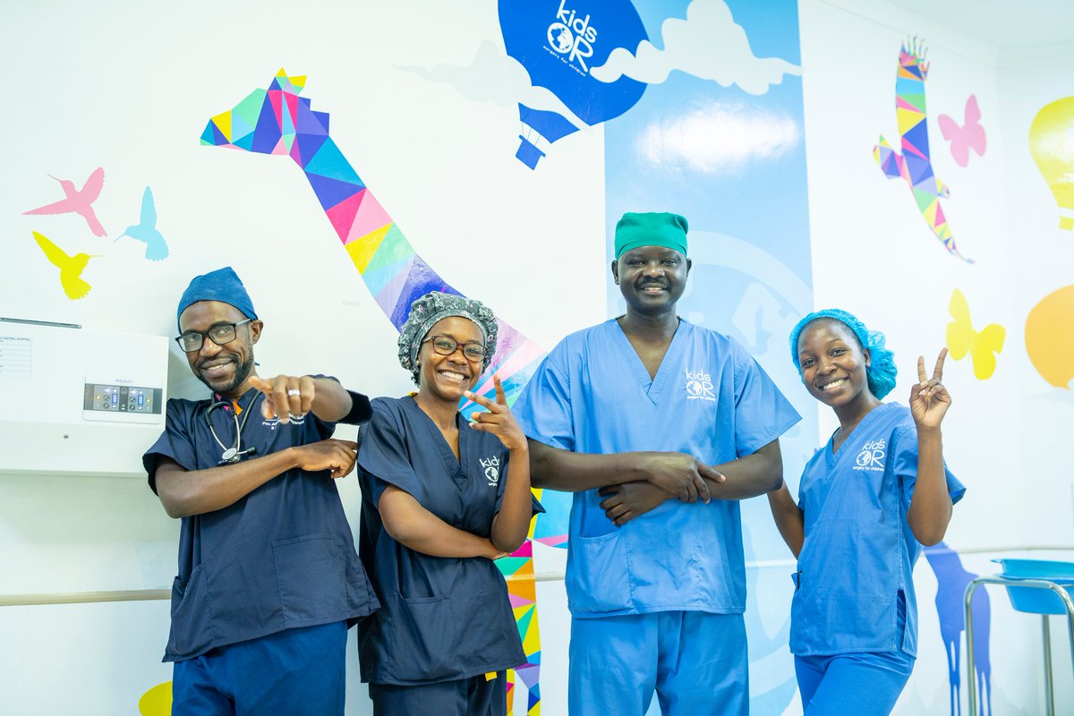 🤩 These KidsOR scholars will save thousands of children's lives for years to come. Dr. Bvumi, Dr. Sella, Dr. Bidali & Dr. Joana are incredible paediatric surgeons in training. 🙌 We're committed to training the next generation of children's life-savers in LMICs. 💙