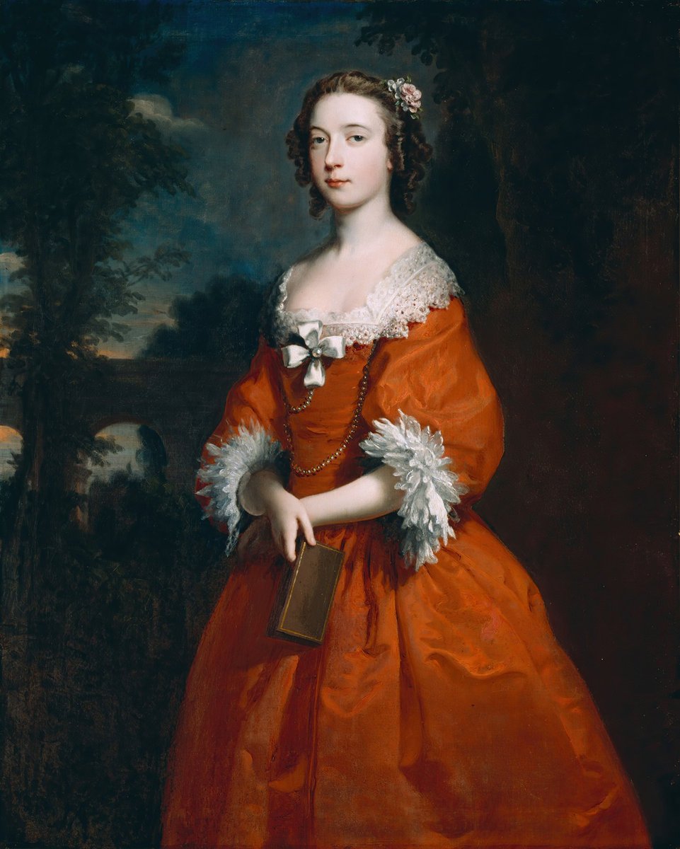 'Miss Hamilton'
{1735 - 1745}
By ~ Joseph Highmore