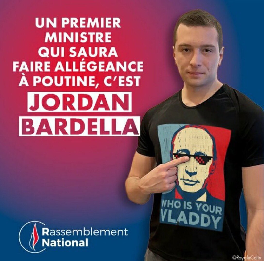 @RNational_off @J_Bardella A la sortie de toute façon c est Vladimir qui gagne une voix