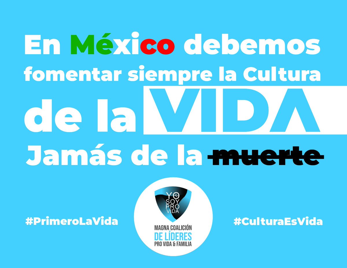 Lideres_Provida's tweet photo. La Magna Coalición de Líderes ProVida y ProFamilia.

Exige al Gobierno de México. 🌹

@SEGOB_mx 
@lopezobrador_

#PrimeroLaVida
#CulturaEsVida

🤜🩵🤛 https://t.co/6VoLlv6oL3