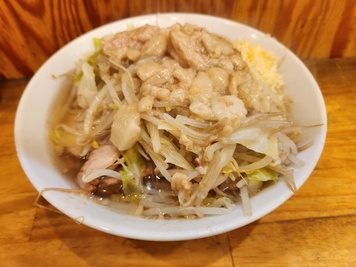 ラーメン二郎　前橋千代田町店
小豚ダブル