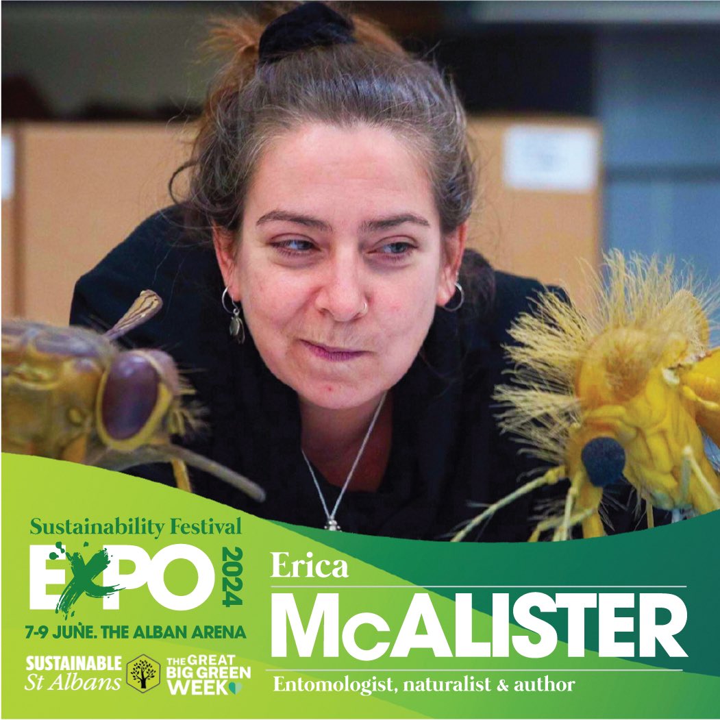 🟢SPEAKER UPDATE🟢 Excited to announce another outstanding guest speaker for the #sustfestexpo Dr Erica McAlister is a Principal Curator at the Natural History Museum, London will take us behind the scenes. One for all ages 🪰🪲🪳 More information: instagram.com/p/C6QjJuUob-V/…