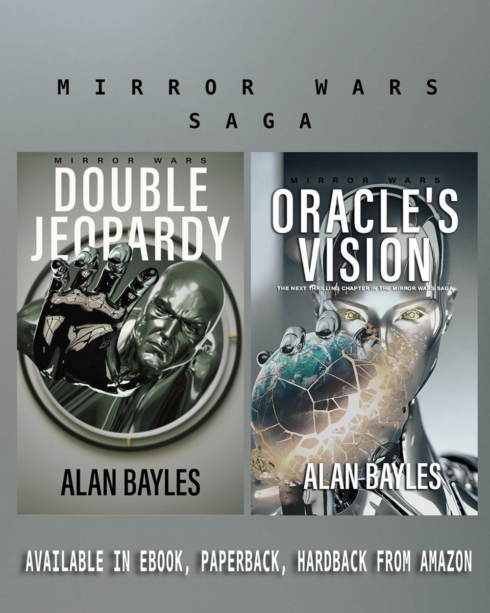 @ThaddeusArjuna Double Jeopardy & Oracle's Vision are intense #scifi #thriller that have touches of #StarTrek & #DoctorWho with a wee smidge of #horror thrown in for good measure. If you like stories that take you on a wild ride across the multiverse, these are for you. amazon.co.uk/Mirror-Wars-2-…