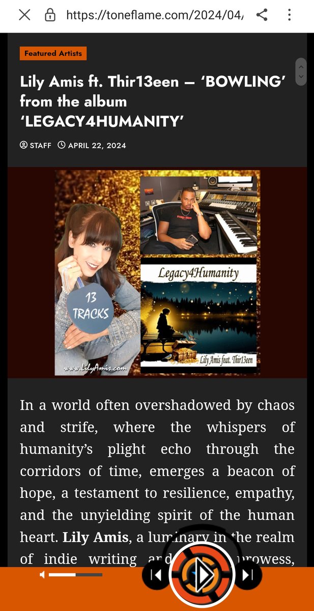 Album review!
toneflame.com/2024/04/22/lil…
#lilyamis #lilyamismusic #album #AlbumEp #review #reviews #musicreview #bandcamp #bandcampartist #indiemusic #indieartist #indiesongs #indiealbum #music #musik