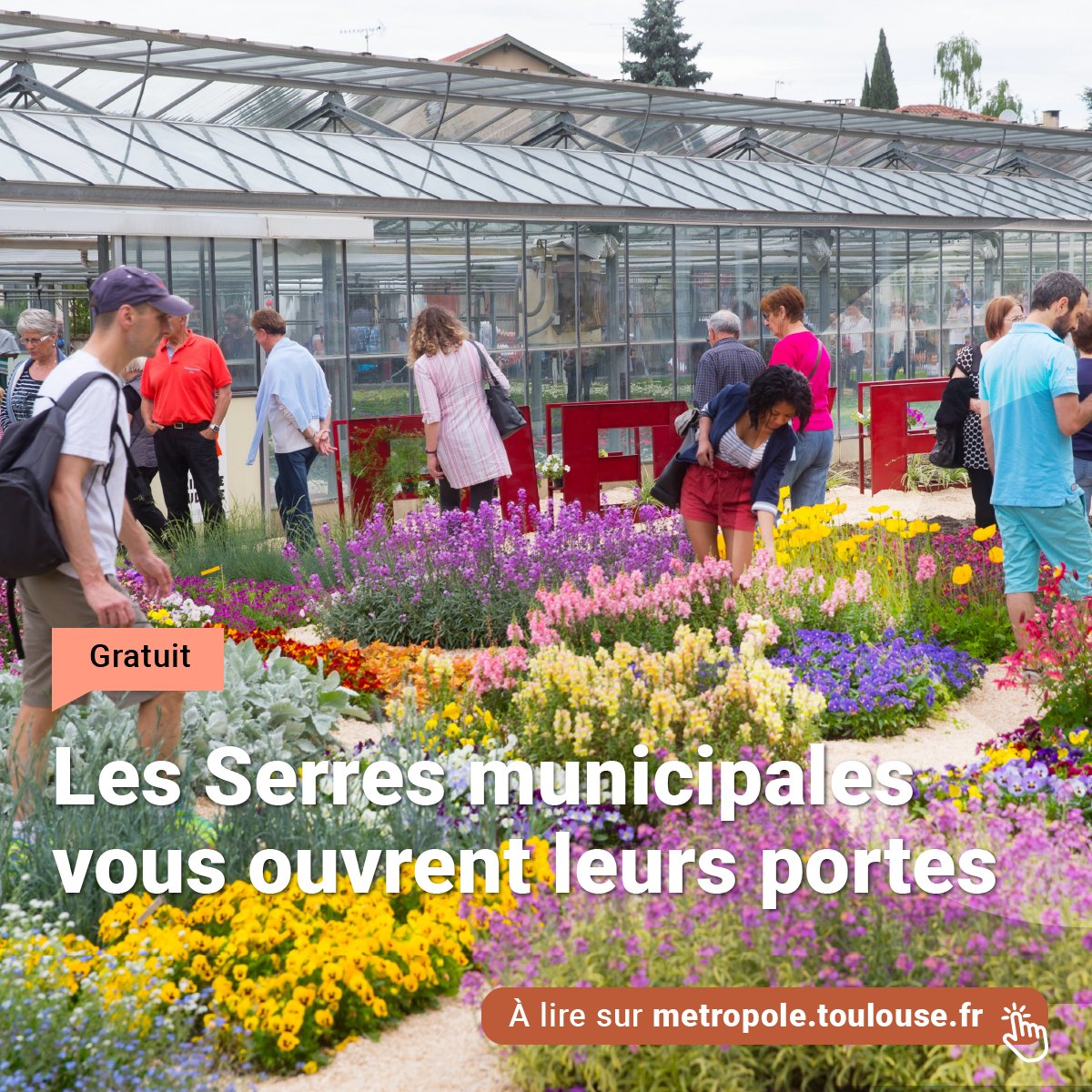 Les 4 et 5 mai, rendez-vous aux Serres municipales de Toulouse pour les journées portes ouvertes gratuites ! Découvrez toute la richesse des collections végétales de la ville. 🔗 bit.ly/4d9lS5E