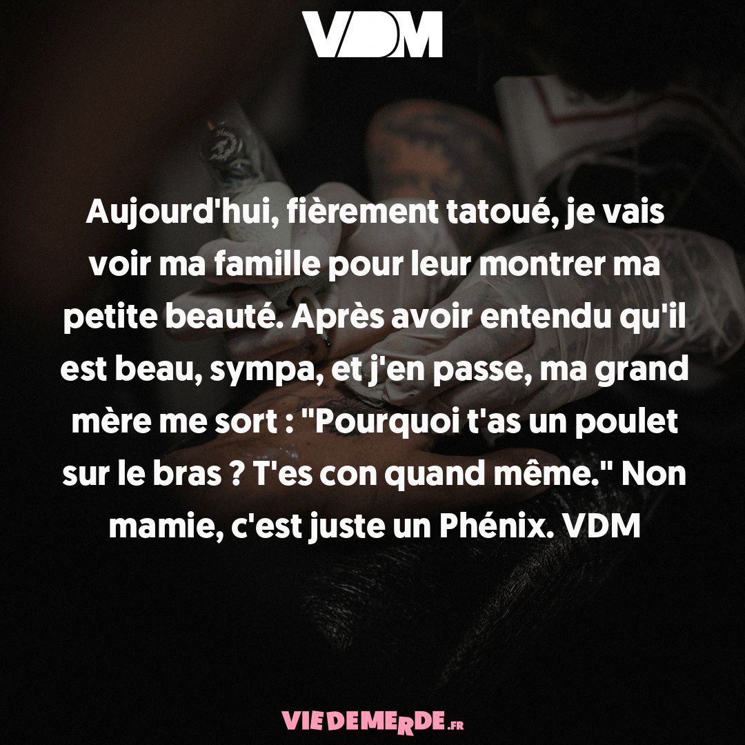 Partagez vos VDM ici : viedemerde.fr/?submit=1 et/ou téléchargez l'appli VDM officielle - viedemerde.fr/app