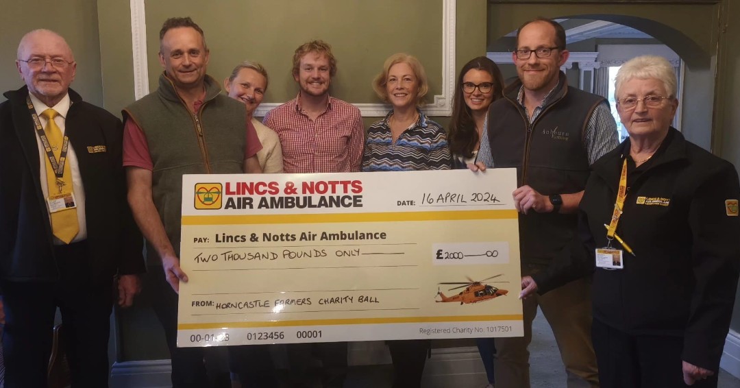 A huge toe tapping mega thank you to everyone at Horncastle Young Farmers for raising £2,000 from their Annual Ball. We are incredibly grateful to your ongoing dedication to LNAA. Your support allows us to be by the side of patients 24/7 when they are having their worst day.”