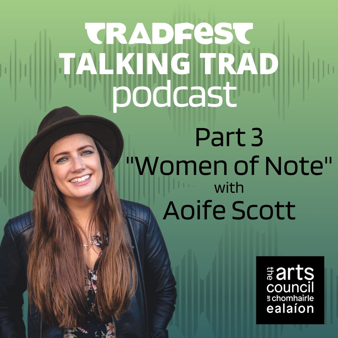 You guessed it, we've got a Part 3 of Talking Trad #Podcast! Listen in to @aoifescott chat about the fusion of folk & activism. Start listening 👉 ow.ly/hE5a50Ri8Tx And, guess what... Aoife is going on tour! Head over to her socials to get your tickets. @artscouncil_ie