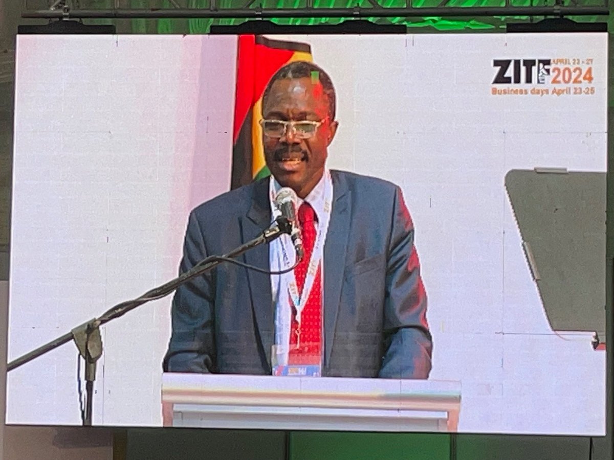 'A major requirement is for Africa to stop exporting its primary commodities to the rest of the world in order to stop exporting African jobs .' Dr. @ayodeleodusola #ZITF2024 #ZITF #SDGs #Africa #Zimbabwe