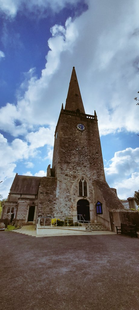 #SteepleSaturday
Bangor Abbey County Down. Founded by St. Comgall 558AD. 
Second attempt at seeing inside. No luck this time. 😔 
#explorechurches