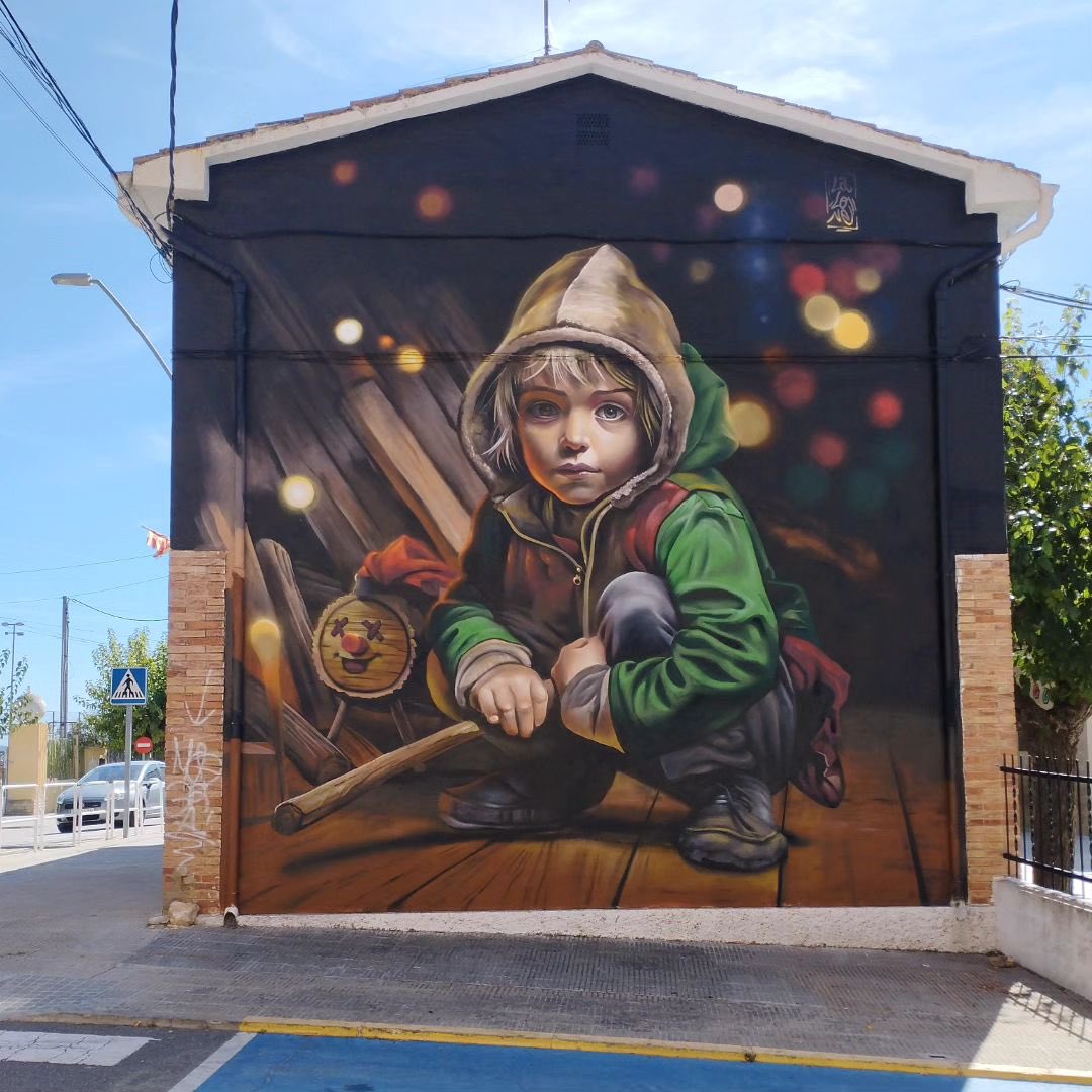 “Niño inquieto y cagatió”
#StreetArt by Lalone📍Bisbal Del Panadés, Spain 🇪🇸