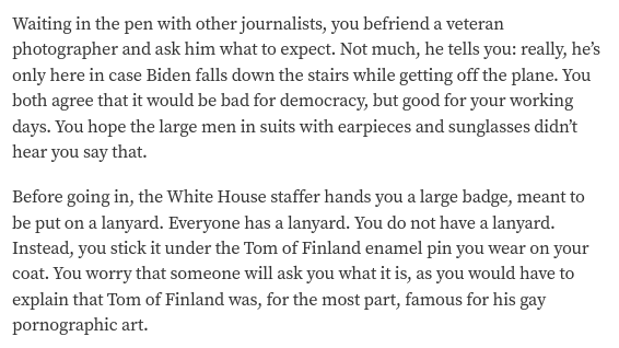 would you like a column on the frankly very silly day I spent waiting to watch Joe Biden get out of Air Force One? I think you would: theneweuropean.co.uk/a-brief-encoun…