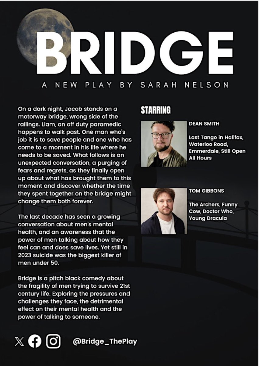 Lime Actors Management (@limeactors) on Twitter photo What a treat to see our TOM GIBBONS in <a href="/snoutyscribbles/">Sarah Nelson 🇺🇦</a> new play BRIDGE - an incredible piece of writing - moving & funny, beautifully balanced, superbly acted by Tom & <a href="/deansmith7/">Dean Smith</a> - a perfect finale to a week of wonderful theatre - our minds are racing & our hearts are full ✨ What a treat to see our TOM GIBBONS in <a href="/snoutyscribbles/">Sarah Nelson 🇺🇦</a> new play BRIDGE - an incredible piece of writing - moving & funny, beautifully balanced, superbly acted by Tom & <a href="/deansmith7/">Dean Smith</a> - a perfect finale to a week of wonderful theatre - our minds are racing & our hearts are full ✨