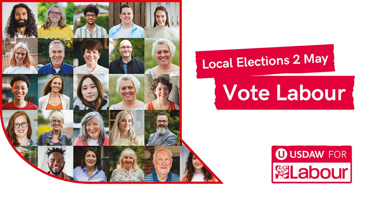 Send a message to the Tories ahead of the general election - vote for your Labour candidates on 2 May #VoteLabour