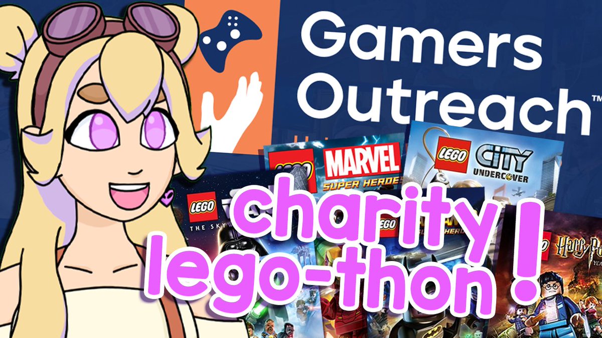 💜LIVE TIME! 💜#Vtuber #VtubersUprising #VtuberEN #charitystream #charity

I am currently raising money for @GamersOutreach by playing as many Lego Games as possible for 12 hours straight. 🐝🧱

Come and help me through this 💛 🔗⤵️