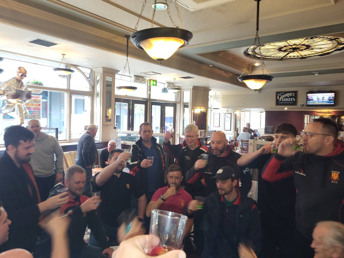 Mini tour 2024...to absent friends!
#WeAreWokingRugby #