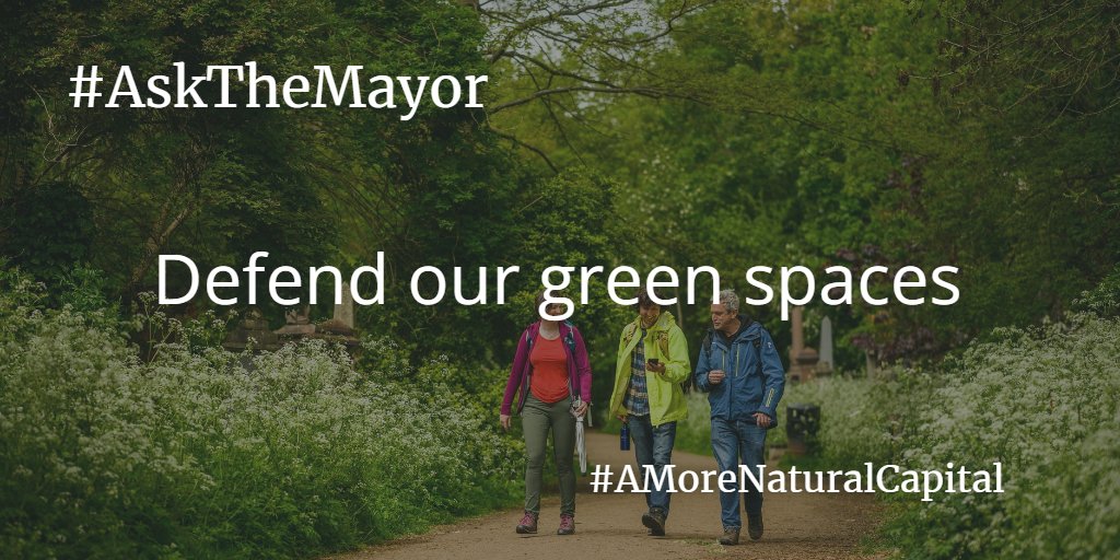 Will the next London Mayor defend nature in the capital? Ensuring our #GreenSpace is restored? Ask the Mayor to make the capital greener by supporting the More Natural Capital Coalition’s top 10 environmental calls to action. 👇 ow.ly/z3t150Ro8WN @CPRE #mayoralelection