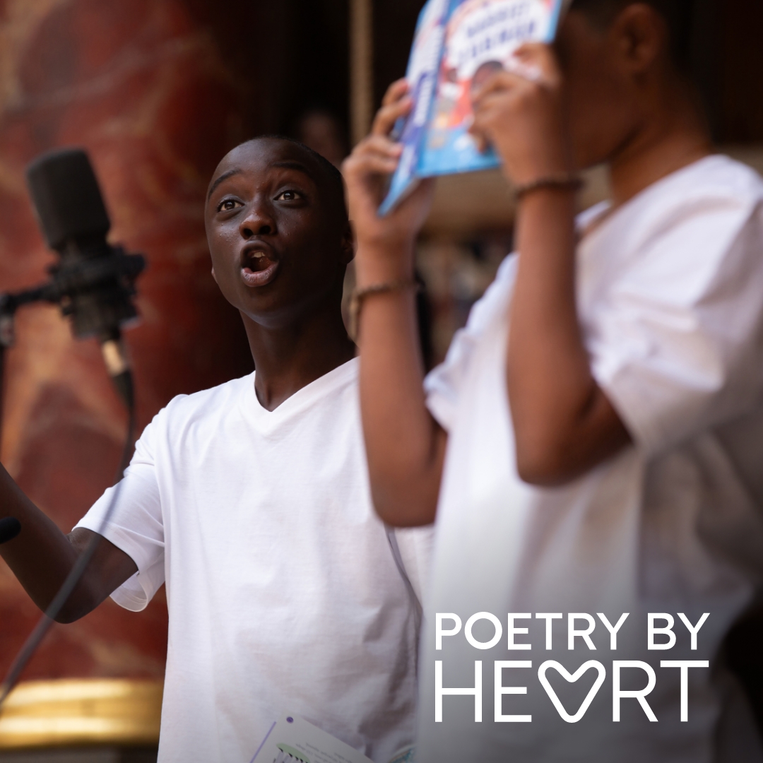 We're announcing the #PoetryByHeart finalists live @The_Globe 4pm Weds 1 May! Our Freestyle category is a celebration of #poetry & showcases creative achievement in speaking a poem. We look for a vibrant mix of poems, performances & performers. More info: ow.ly/XMJ550RpOTB