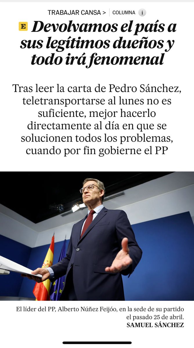 mescarda's tweet photo. Así se acabará la gresca que monta la derecha y la ultraderecha. Si gobiernan se volverá a la calma …Tendran el poder que les falta. 
Sin propuestas , sin soluciones , solo ….mantener sus privilegios…ya lo hicieron en nuestro periodo  antecesor democrático , la II República 🇪🇸 https://t.co/VgFz3GrsID